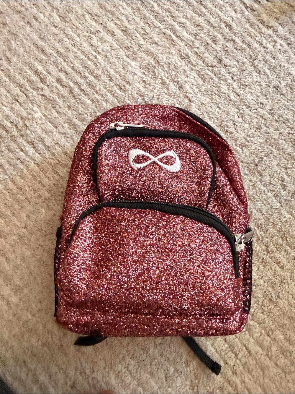 American Girl Glitter Mini Backpack in Shimmering Rose